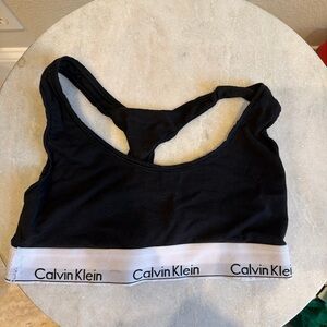 Calvin Klein Black Sports Bra